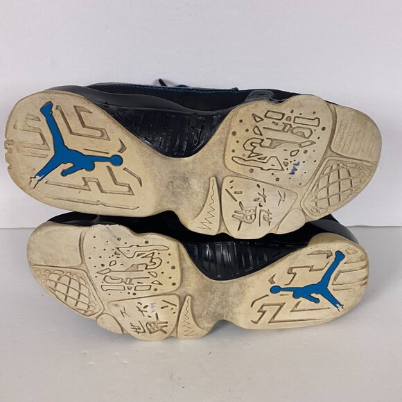 Nike Air Jordan 9 Retro Photo Blue Black 302370 007 Mens Size 8 - Picture 13 of 16